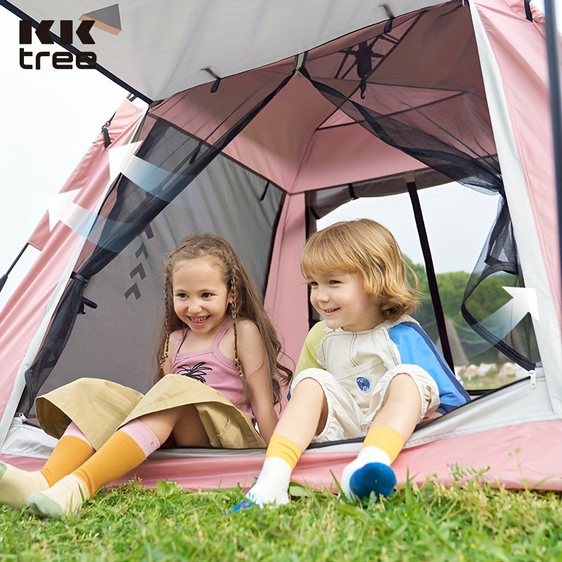 Portable Folding Canopy Fully Automatic Camping Tent for 3-4 People