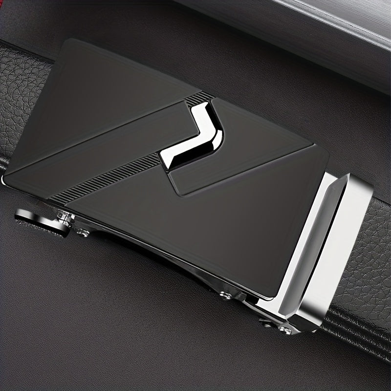 Men's PU Automatic Buckle Pants Belt Wedding Gift