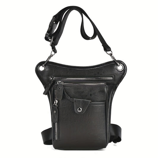 Vintage Waist Pack For Outdoor Sports With Zipper