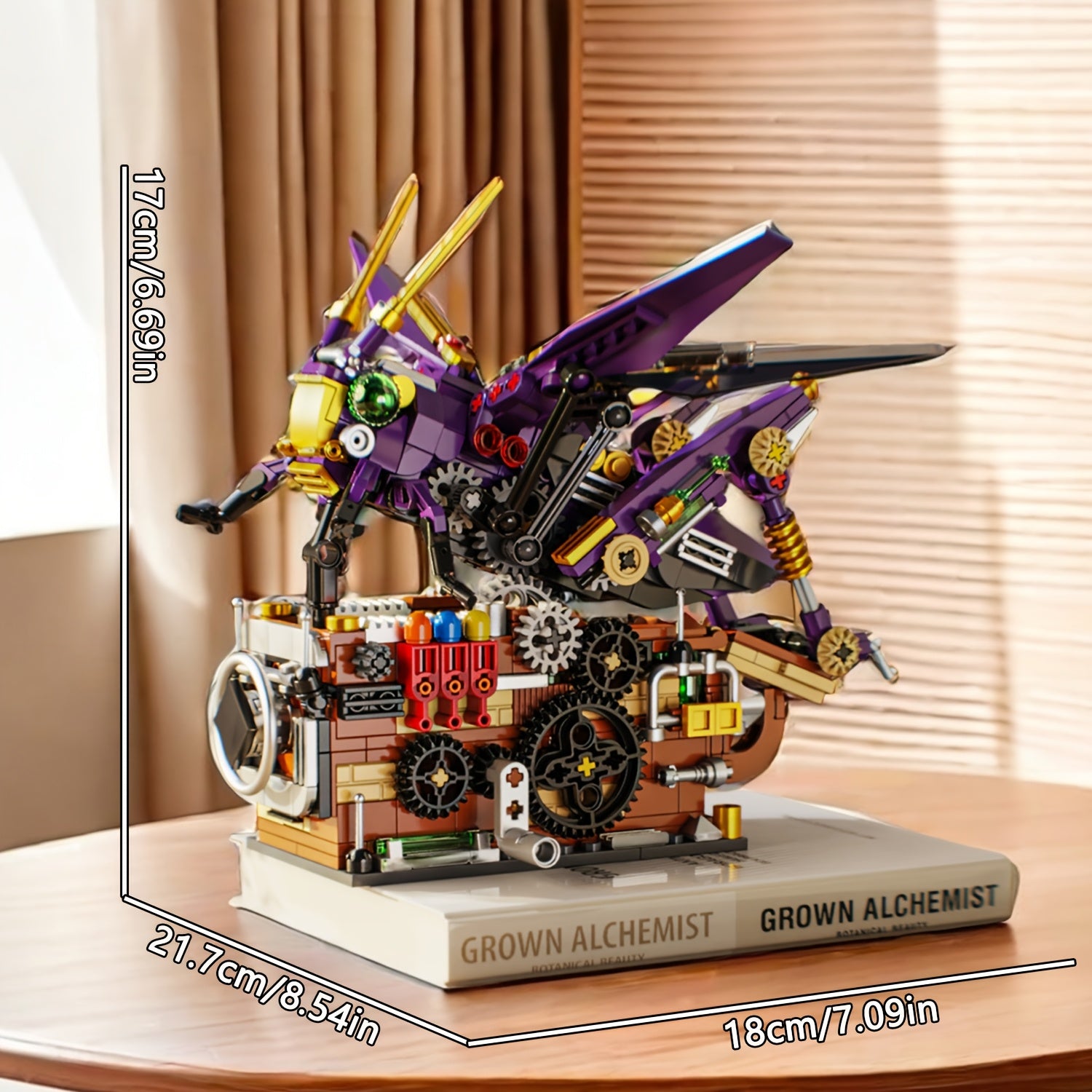 Mechanical Grasshopper Model Puzzle Toy Building Block Set