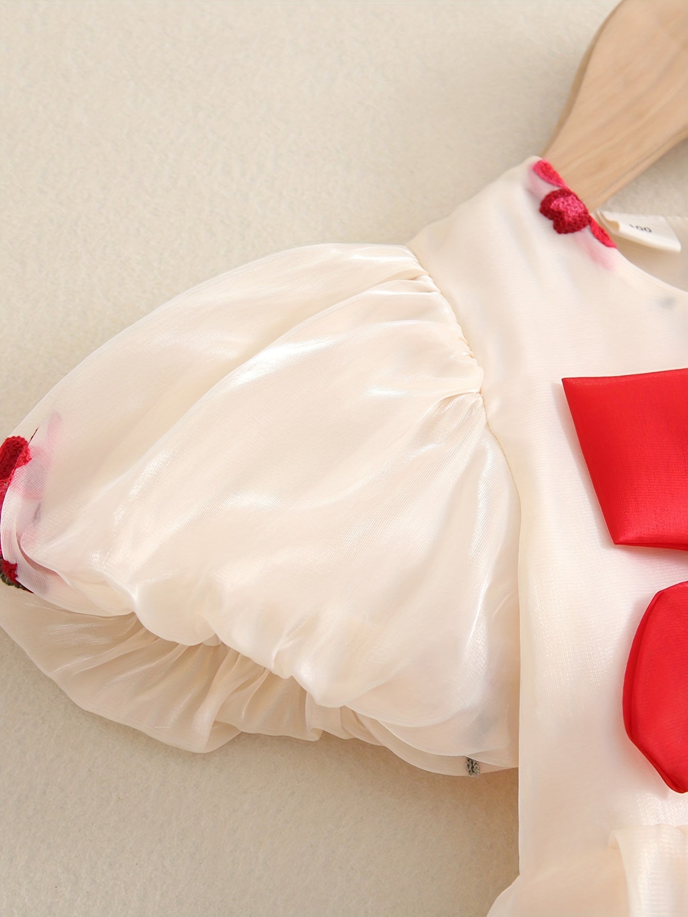 Tulle Dress With Big Bow For Girls