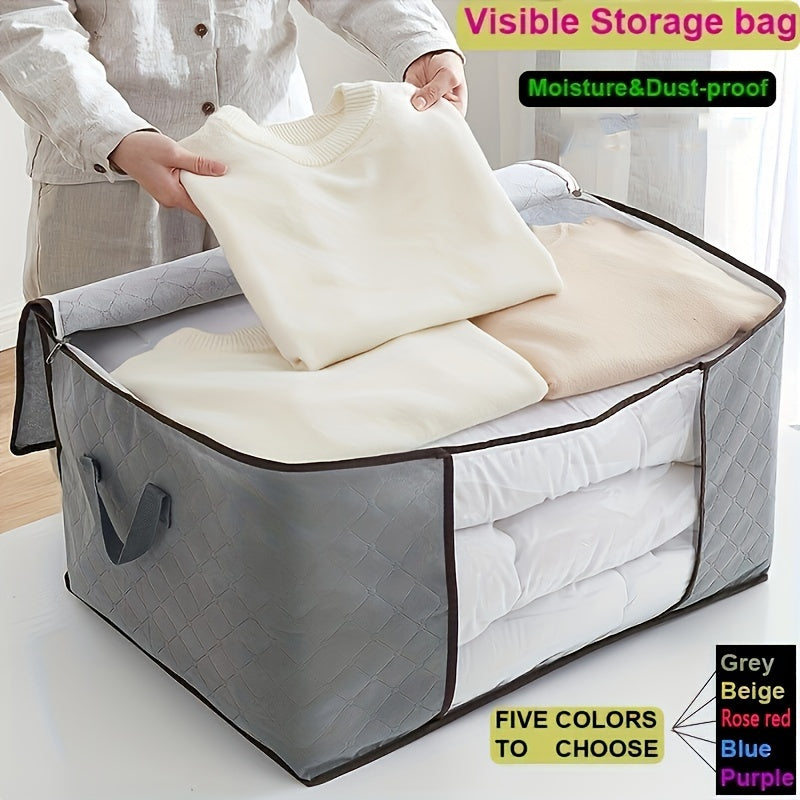 90L Clothes Storage Bag Organizer Containers for Bedroom Closet