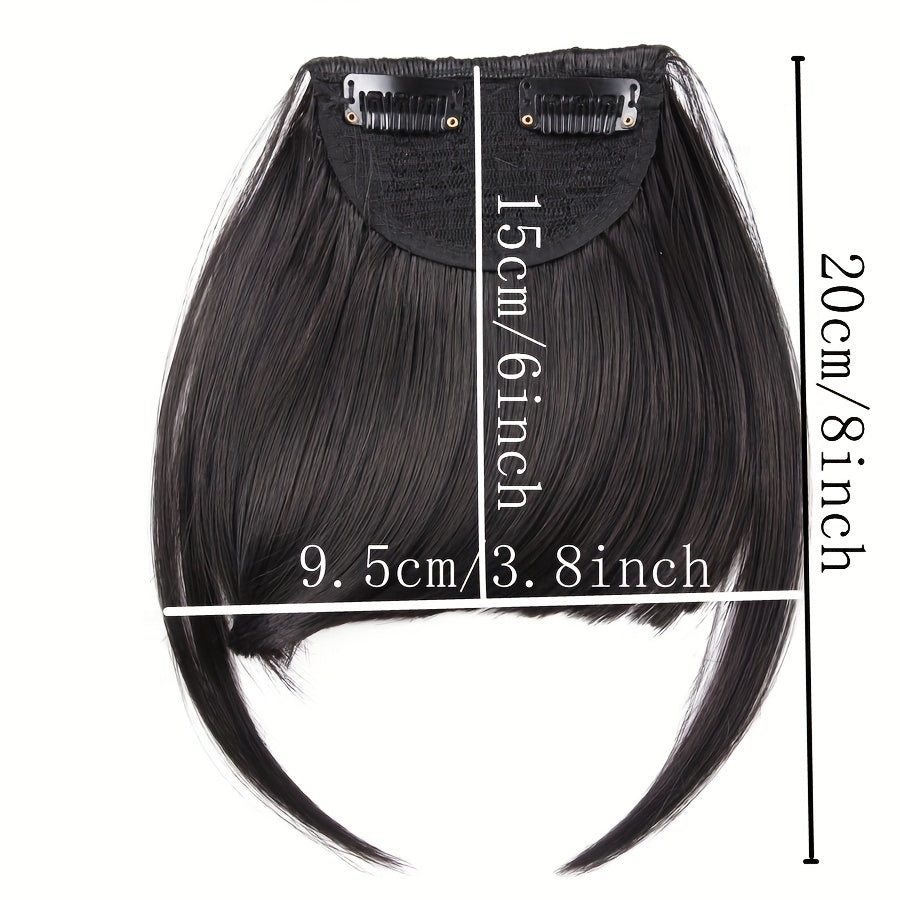 Synthetic Bangs Hair Clip In Extensions Natural Fringe Bangs Clip In Front