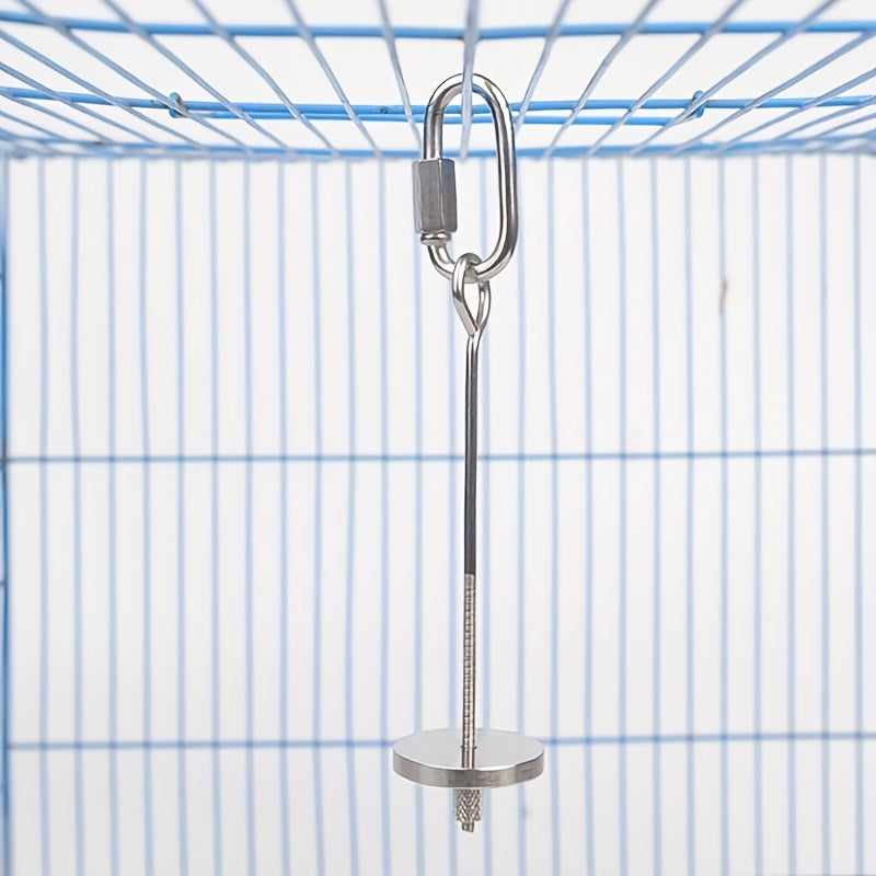 Stainless Steel Skewer Holder for Bird Parrot Cage