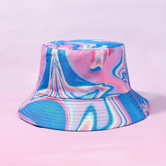 Gradient Tie Dye Sunshade Bucket Hat for Men Women