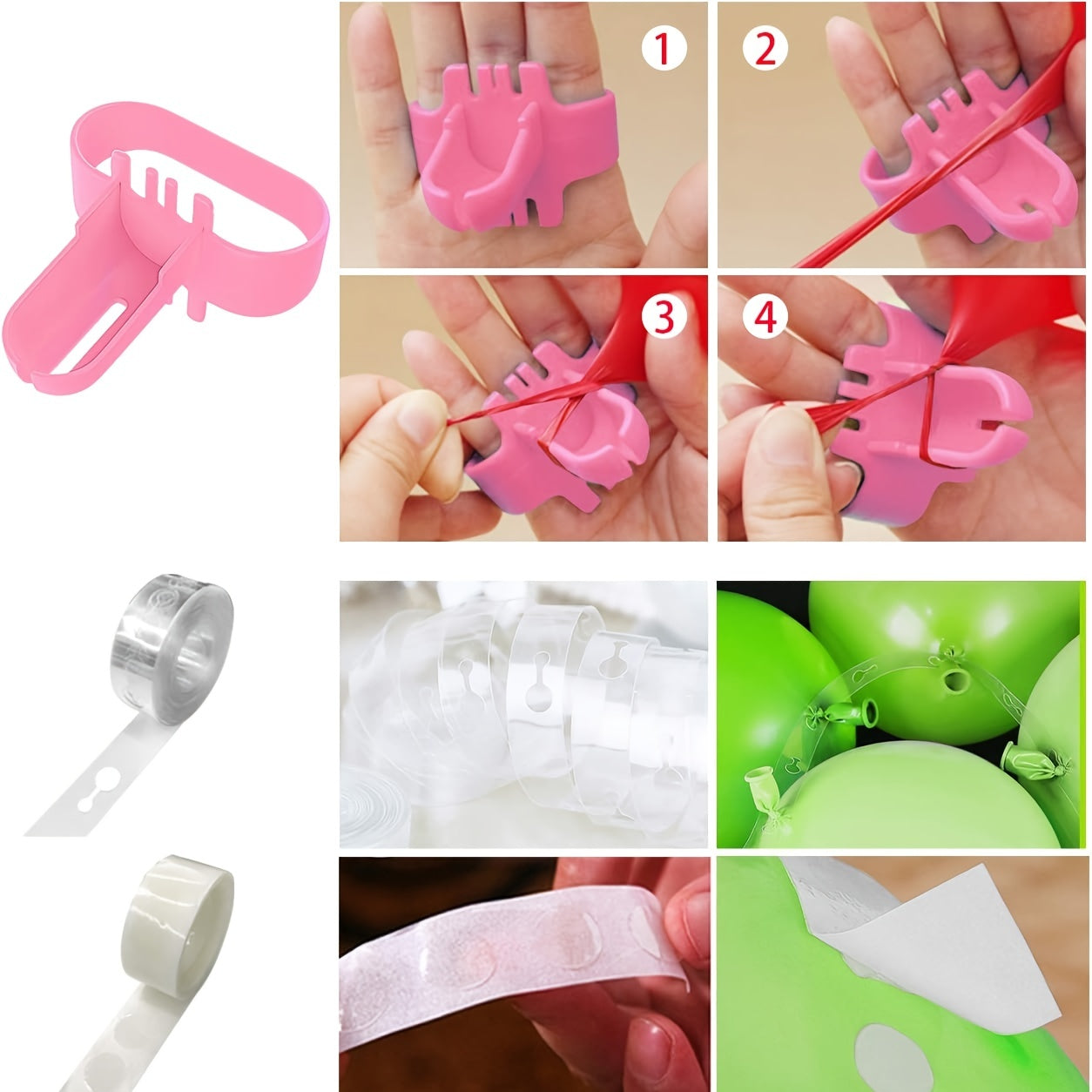 Tropical Balloon Garland Set for Flamingo Themed Parties