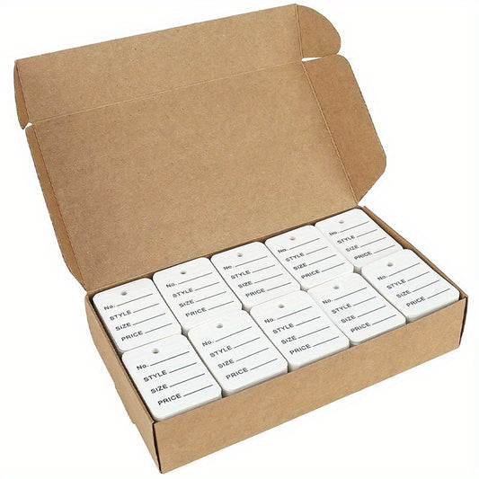 1000 PCS Paper Tags 4 X 3 Size Lables Clothing Tags Without String