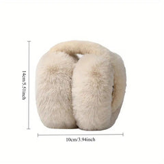 Foldable Winter Ear Muffs Soft and Warm Cold Resistant