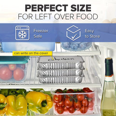 20Pcs 9x7 Aluminum Pans w/ Lids Take Out Containers