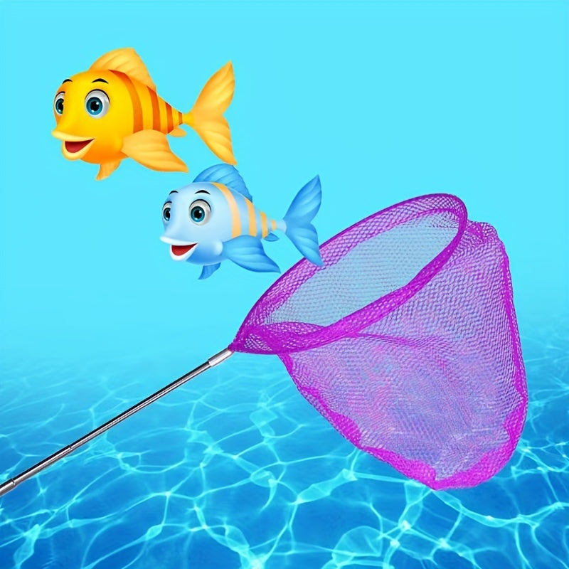 Kids Stainless Steel Telescopic Fishing Net for Butterflies and Insects