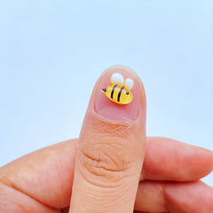 10Pcs Mini Honeybee Resin Figurines for Jewelry Making & Accessories