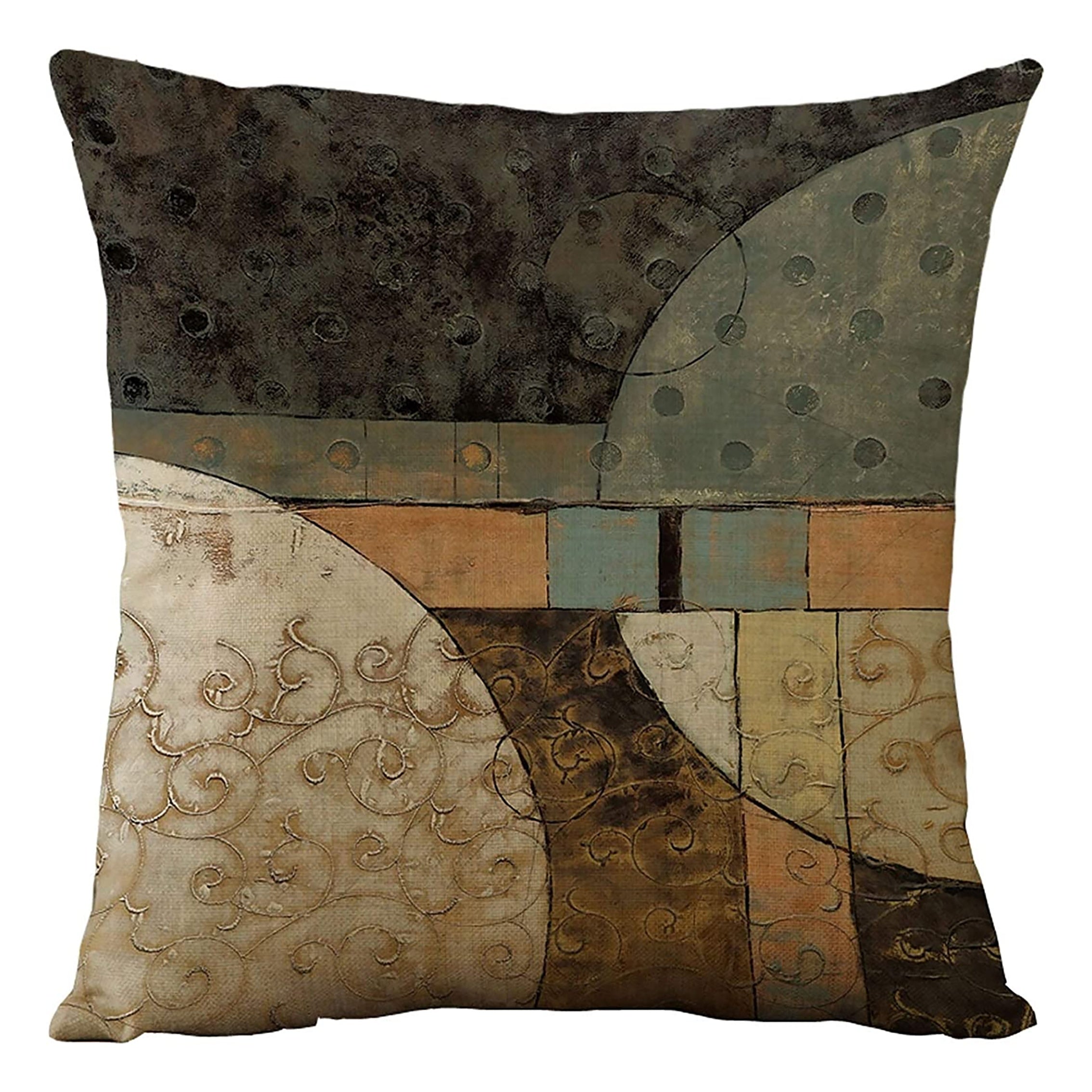 Retro Geometric Throw Pillowcases for Home Decor 44x98 cm