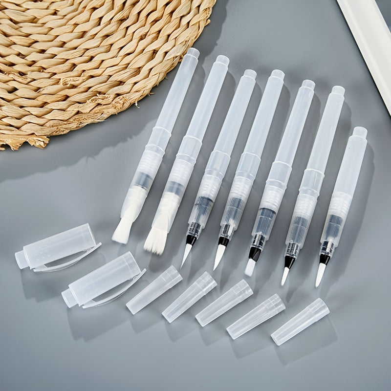 7pcs Refillable Watercolor Brush Pens Set