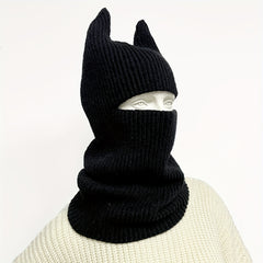 Unisex Rabbit Ear Hat Knitted Woolen Hat 3D Animal