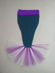 Baby s Mermaid Dress Up Costume Hand knitted Sweater Set