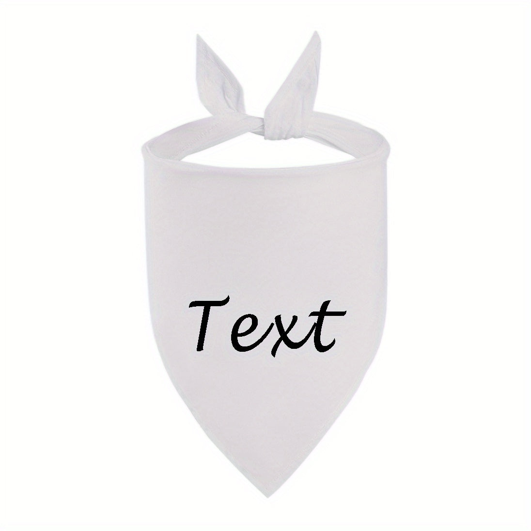 Custom Dog Bandana Cotton Bib Collar Personalized Scarf