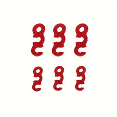6pcs Aluminum Guyline Cord Adjusters Tent Tensioners Camping Accessories