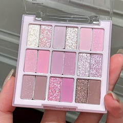 18-Color Pink & Nude Eyeshadow Palette