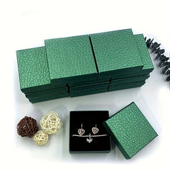 12pcs Classic Ring Set Box Earrings Wedding Packaging
