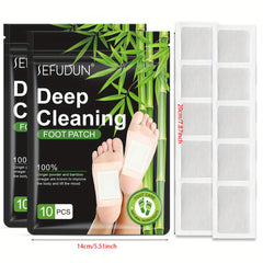 Bamboo Vinegar Ginger Foot Pads for Foot Care