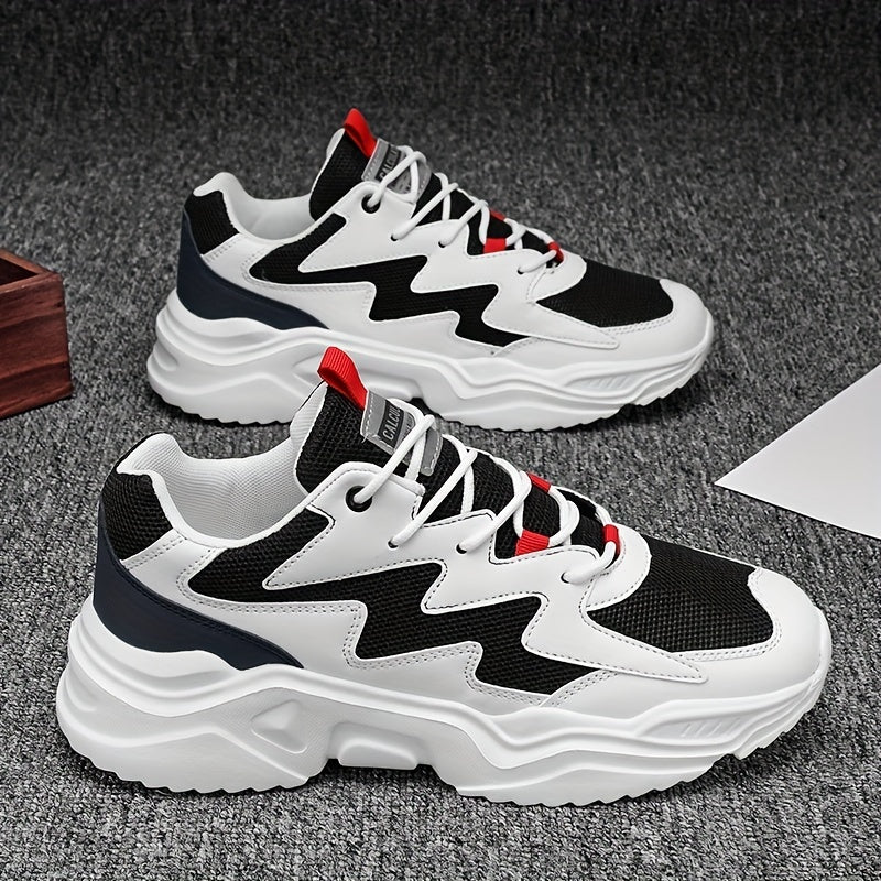 Men Chunky Lace-up Front Shoes