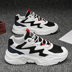 Men Chunky Lace-up Front Shoes