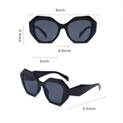 Vintage Style Sunglasses Women Protection Lens Plastic Frame