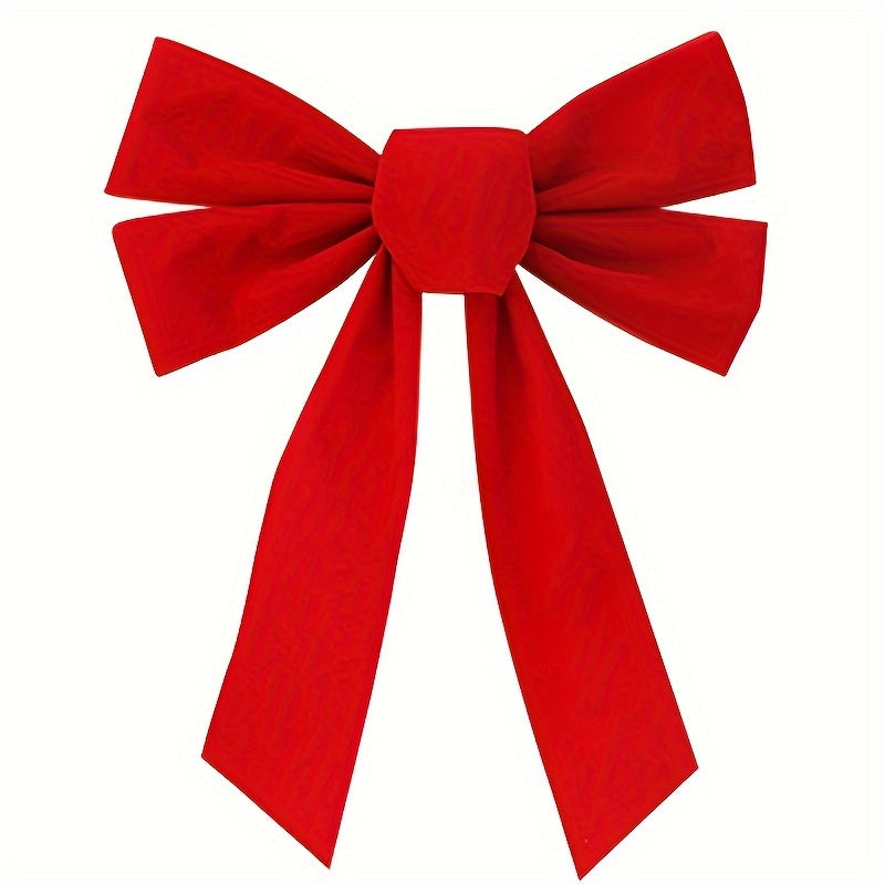 Red Bow Christmas Decoration
