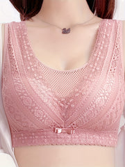 2pcs Lace Wireless Bras Women's Lingerie