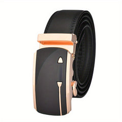 Men's Automatic Buckle Leather Belt High Belts For Men