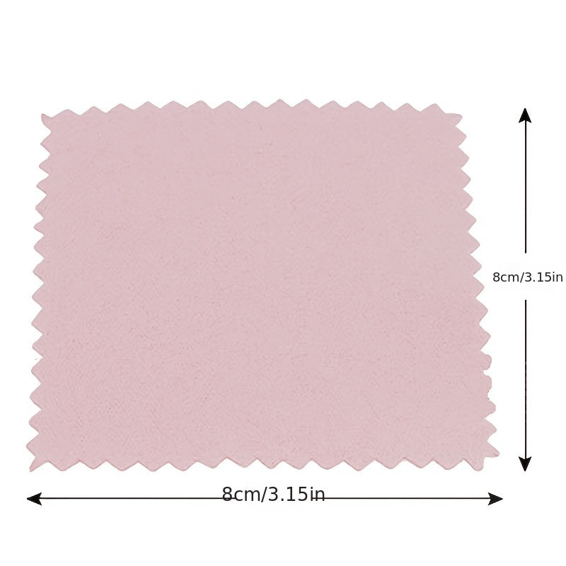 50pcs Jewelry Cleaning Cloth Silver Polishing Cleaner Microfiber for Jewelry