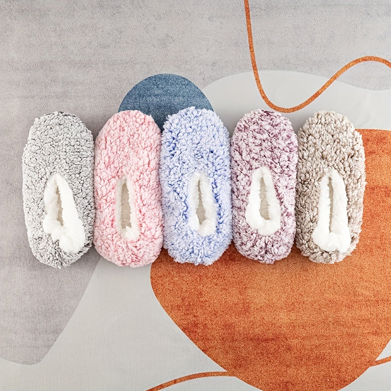Fuzzy Floor Socks Low Cut Women's Stockings