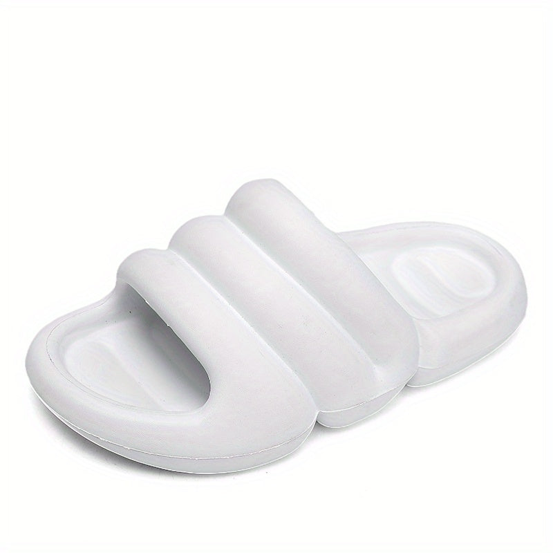 Men's Non Slip Platform Slides Soft Sole Cloud Slides