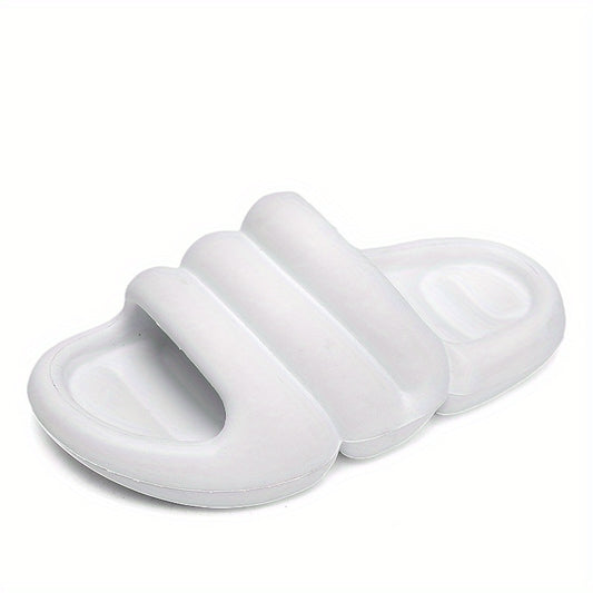 Men's Non Slip Platform Slides Soft Sole Cloud Slides