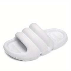 Men's Non Slip Platform Slides Soft Sole Cloud Slides