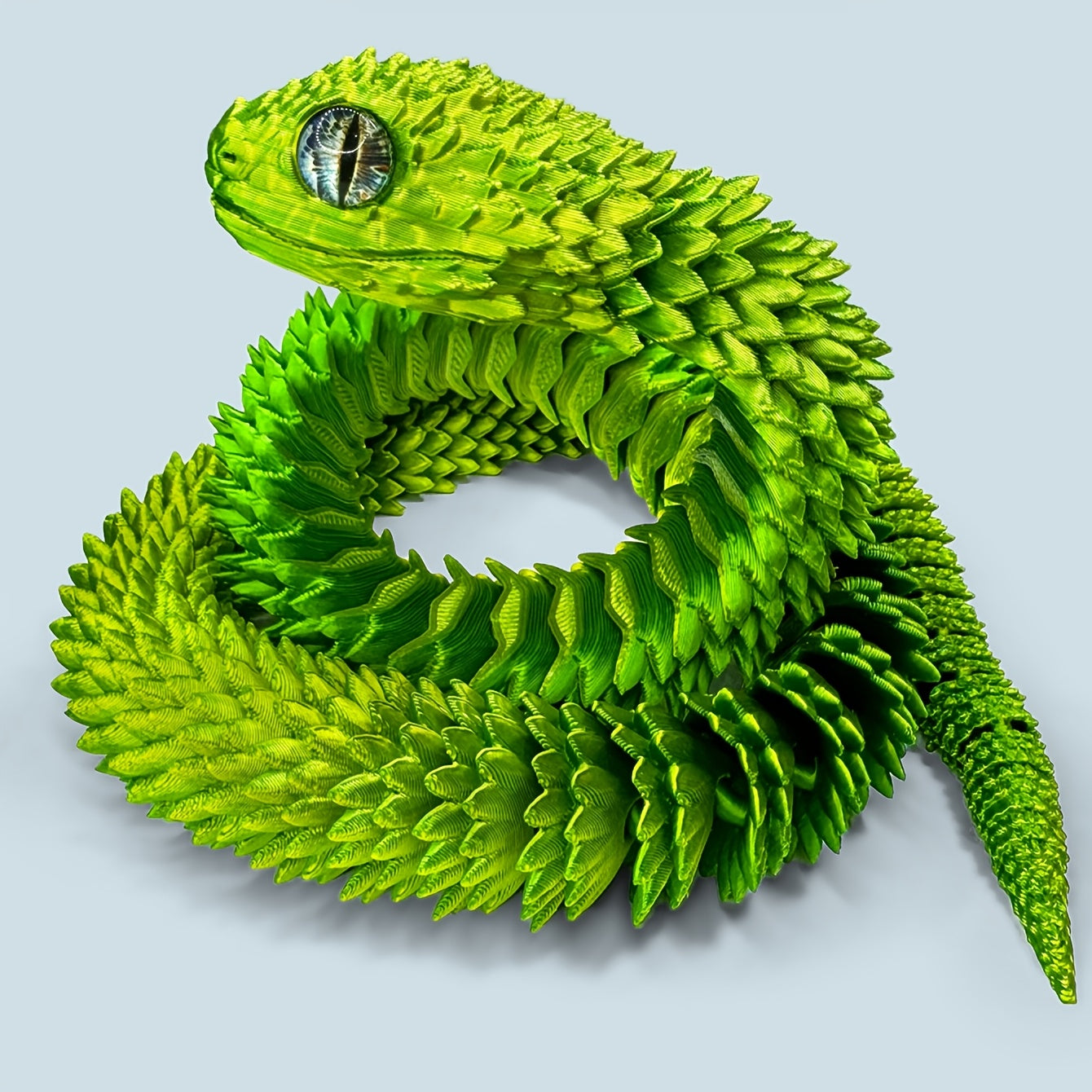 3D Printed Snake Statue Home Car Decoration Unique For Halloween