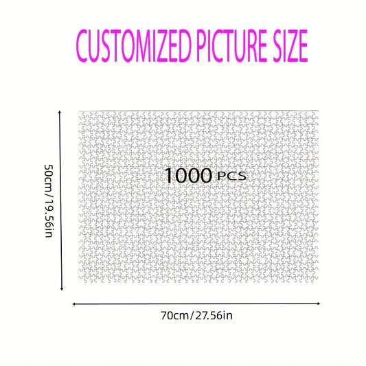 Customizable Photo Puzzle Kits Personalized Family & Couple Portraits