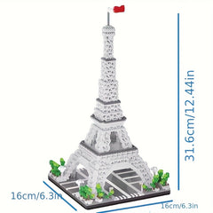 Eiffel Tower Building Blocks Set Educational Toy for Adults