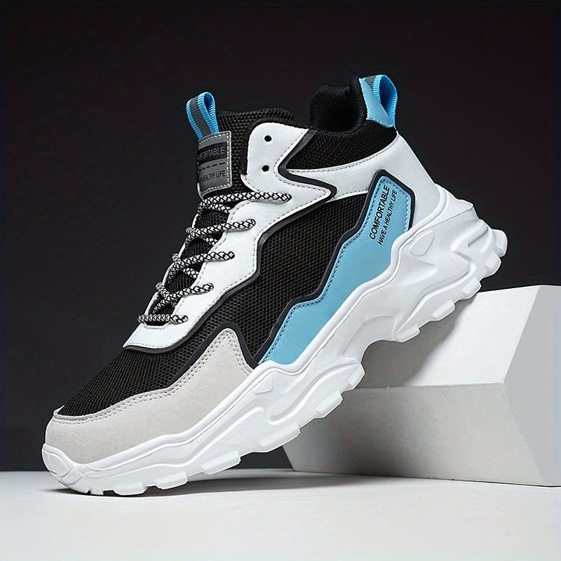 Men's Mesh Block Sneaker Comfy Casual Shoes Spring Summer