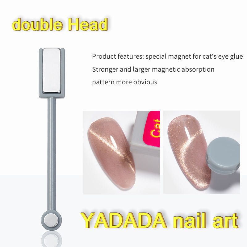 YADADA Nail Magnet Tool Cat Eye Magnet For Nails Dual Ended Magnetic Stick