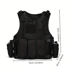 Adjustable Lightweight Airsoft Vest for Safety Protection