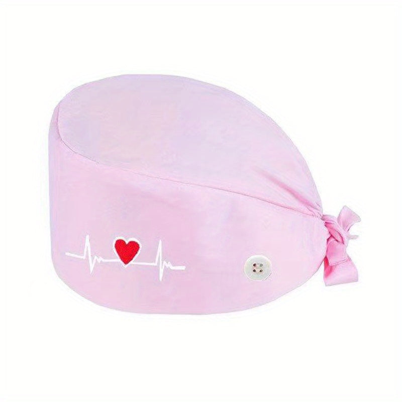 Work Cap Unisex Adjustable Working Hat With Sweatband Solid Surgical Caps