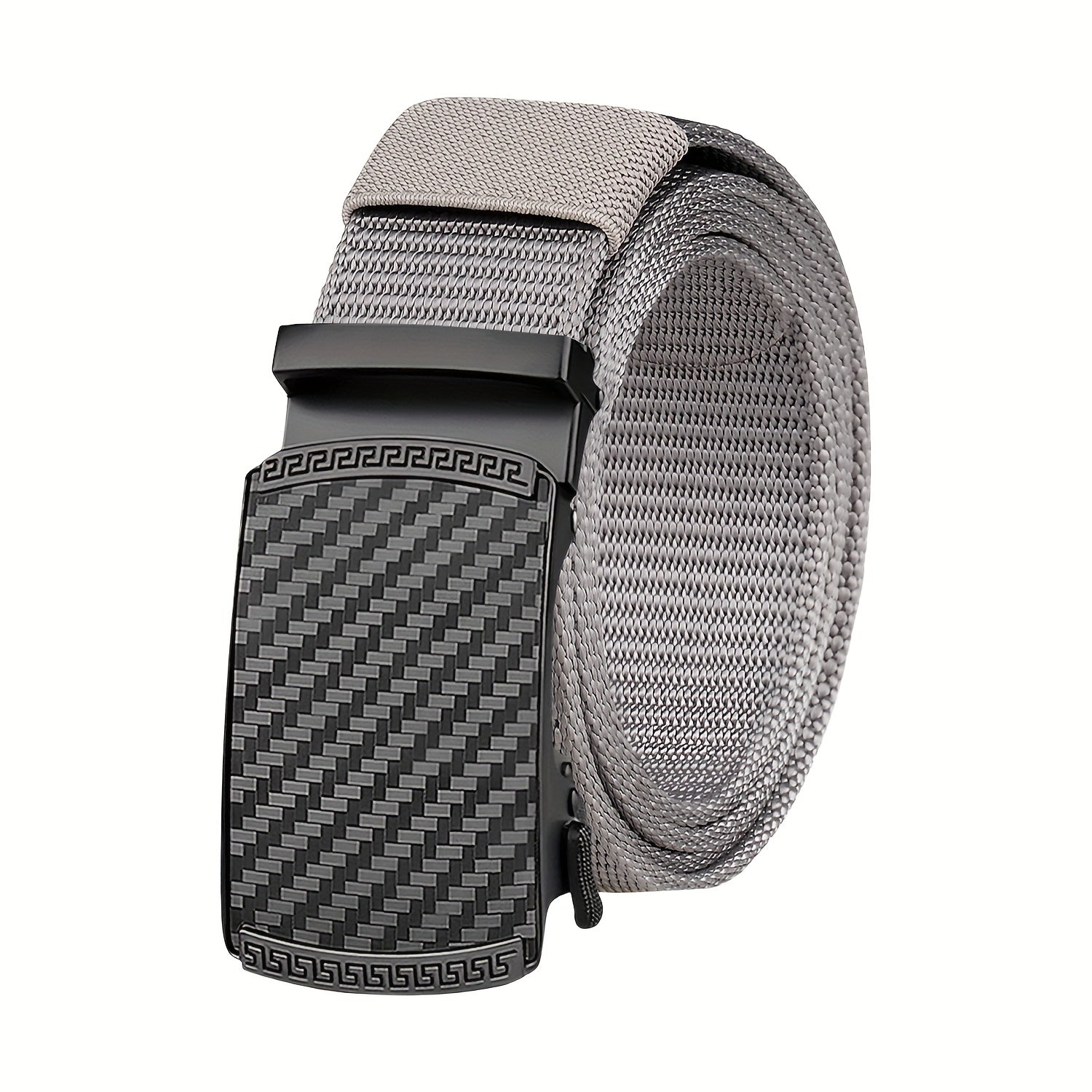 Men's Canvas Belt Automatic Buckle Belt Casual Jeans Belt