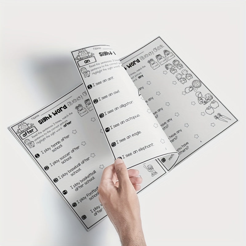 1st Grade Sight Word Fluency Workbook: Reading Practice & Matching