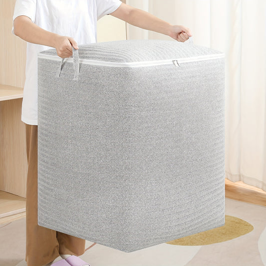 Large Capacity Storage Bag With Handles Clothes Quilts Wardrobe Organizer