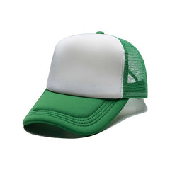 Candy Baseball Cap Mesh Trucker Hat Women Adjustable Sun Hat