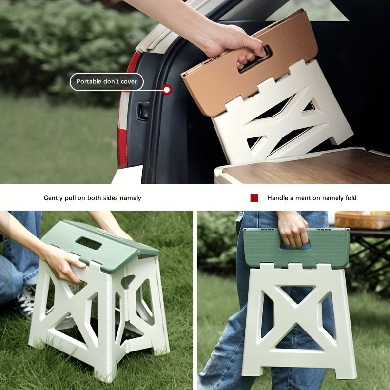 Portable Folding Stool Outdoor Camping Fishing Plastic Small Stool