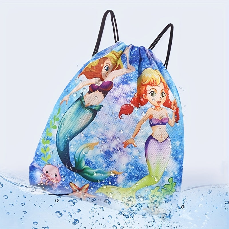 Cartoon Drawstring Bundle Backpack Waterproof Storage Bag
