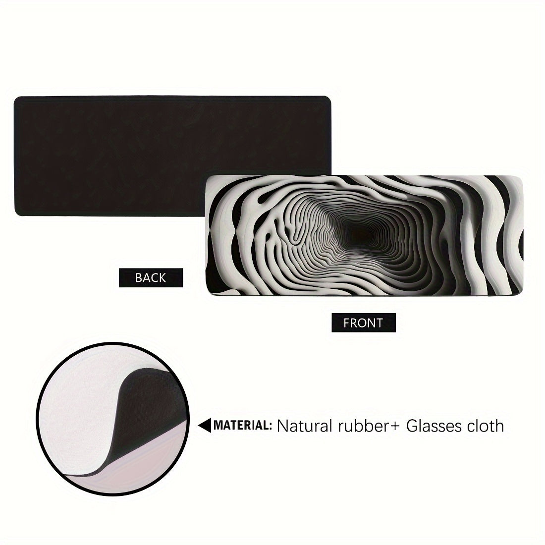 Abstract Series Large Desktop Mouse Pad Office Home Computer Accessories Pad