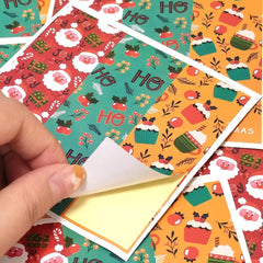 90pcs Stickers 30 Sheets 3 Stickers Each Rectangle Package Labels Decorative